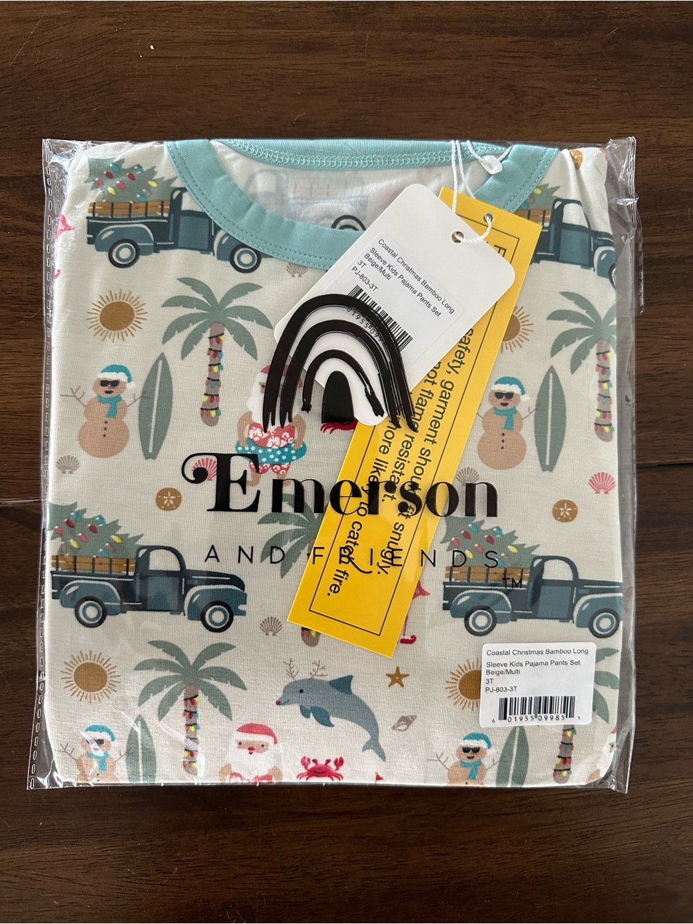 Emerson & Friends Coastal Christmas Pajama set - 3T